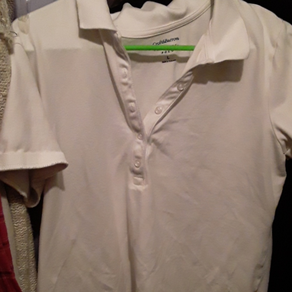 White polo shirt